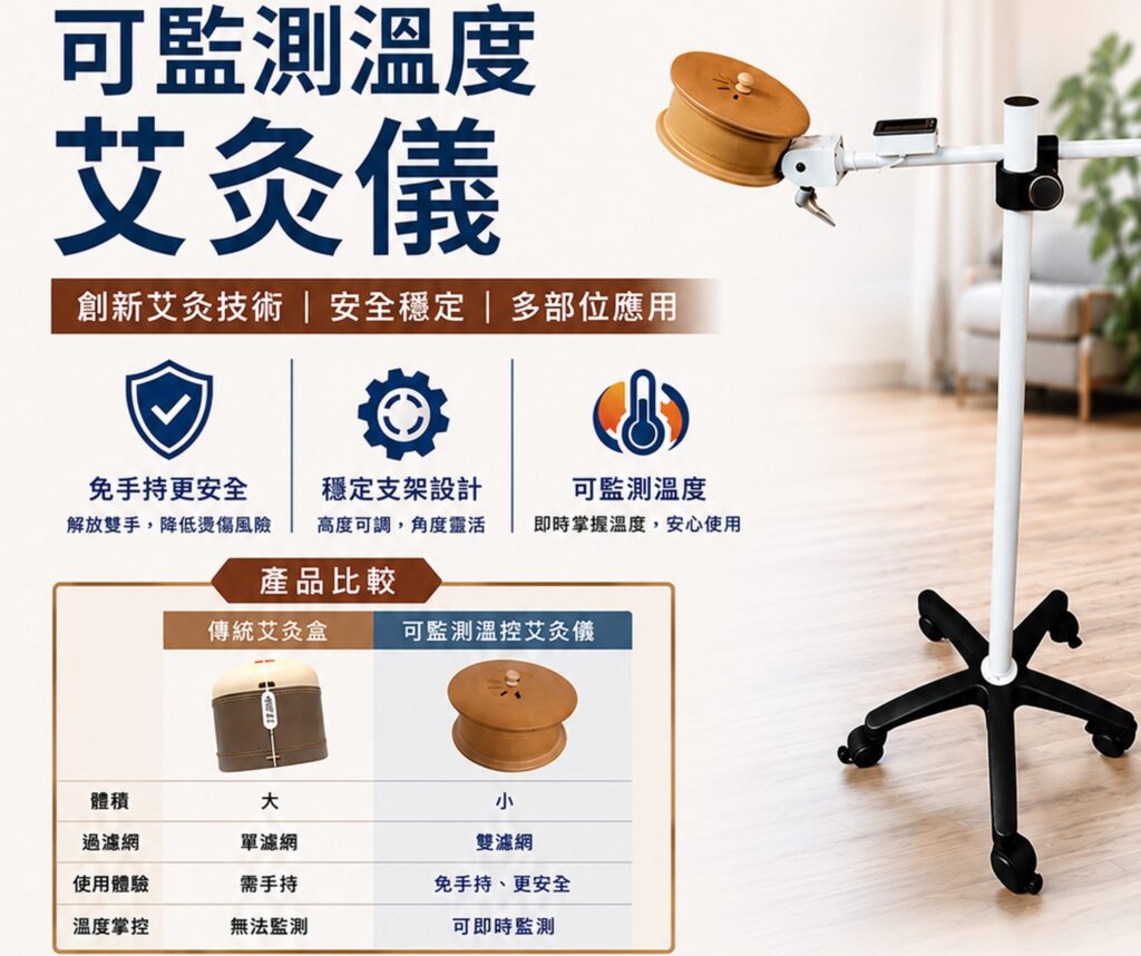 可監測溫度艾灸儀
